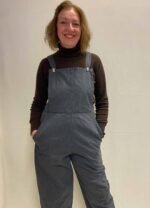 Grey Stripe Dungarees - ref 37 - Resale item - Approx 12-14