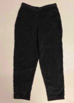 Black Corduroy Trousers- ref 9 - Resale item - Approx 10-12