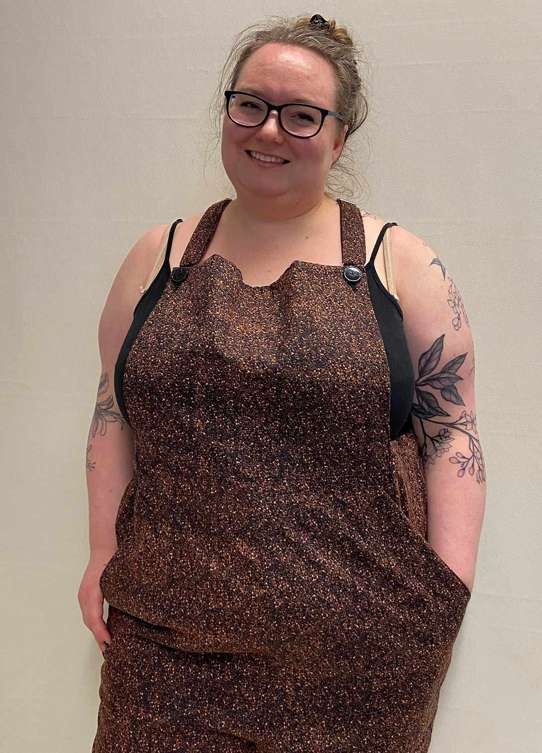 Fire Crackle Dungarees- ref 70 - Resale item - Approx 18-20 Fire Crackle Dungarees- ref 70 - Resale item - Approx 18-20 - Image 1