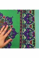 Fabric Ref 4631 - Geometric Satin Mix - Image 2