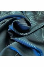 Fabric Ref 4663 - Abstract Geometric Satin Mix - Image 2