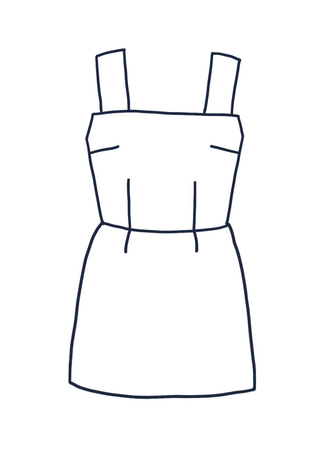 Design your own: Mini Strap Dress Design your own: Mini Button-up Strap Dress - Image 1