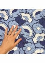 Fabric Ref 4697 - Floral Linen - Image 2