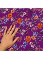 Fabric Ref 4744 - Floral Viscose - Image 2