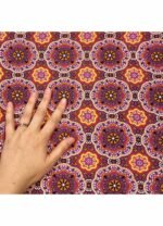 Fabric Ref 4768 - Geometric Viscose - Image 2