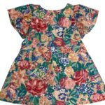 Big bloom A-line dress - ref 119 - Resale item - UK 22-24