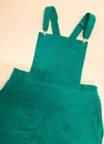 Teal Dungaree Mini Dress- ref 103 - Resale item - Approx UK 14-16 - Image 2