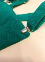 Teal Dungaree Mini Dress- ref 103 - Resale item - Approx UK 14-16 - Image 4