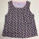 Purple Floral Tee - ref 111 - Resale item - Approx UK 12-14