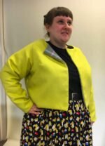 Reversible Cropped Jacket - ref 156 - Resale item - Approx UK 18-20 - Image 2