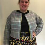 Reversible Cropped Jacket - ref 156 - Resale item - Approx UK 18-20