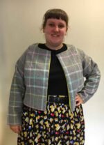 Reversible Cropped Jacket - ref 156 - Resale item - Approx UK 18-20