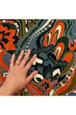 Fabric Ref 4776 - Floral Synthetic Mix - Image 2