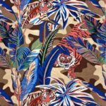 Fabric Ref 4921 - Tigers Viscose