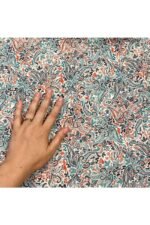 Fabric Ref 4769 - Floral Matte Satin Mix - Image 2