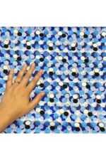 Fabric Ref 4811 - Abstract Spot Satin - Image 2