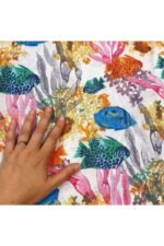 Fabric Ref 4846 - Under The Sea Cotton Mix - Image 2