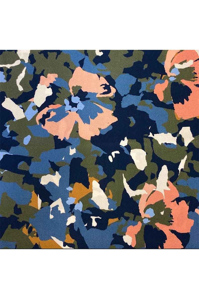 4890-a Fabric Ref 4890 - Abstract Floral Crepe Viscose - Image 1