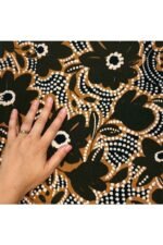 Fabric Ref 4897 - Floral Viscose - Image 2