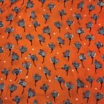 Fabric Ref 4911 - Floral Satin Viscose