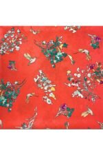 Fabric Ref 4918 - Birds Crepe Satin