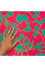 Fabric Ref 4923 - Floral Crepe Satin - Image 2