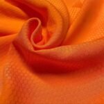 Fabric Ref 4938 - Orange Textured Viscose