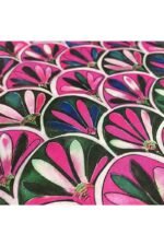 Fabric Ref 4946 - Floral Abstract Satin - Image 3