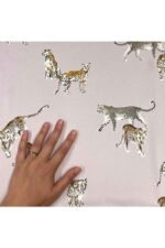 Fabric Ref 4007 - Leopard Satin - Image 2
