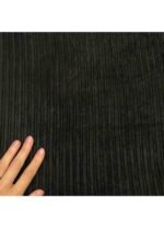 Fabric Ref 1017 - Black Corduroy - Image 2