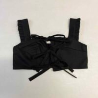 Corset-style crop top'