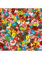 Fabric Ref 5241 - Floral Viscose Mix