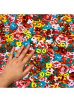 Fabric Ref 5241 - Floral Viscose Mix - Image 3