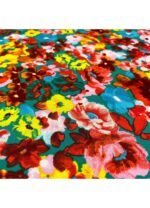 Fabric Ref 5241 - Floral Viscose Mix - Image 2