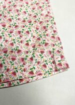 Pink + white ditsy floral cotton wide leg trousers - ref 166 - Resale item - Approx UK 22-24 - Image 2
