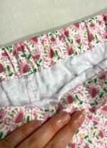 Pink + white ditsy floral cotton wide leg trousers - ref 166 - Resale item - Approx UK 22-24 - Image 3