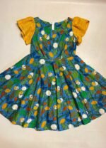 Fruit + leaf print skater dress - ref 197 - Resale item - Approx UK 12-14 - Image 2