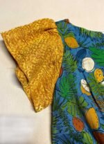 Fruit + leaf print skater dress - ref 197 - Resale item - Approx UK 12-14 - Image 5