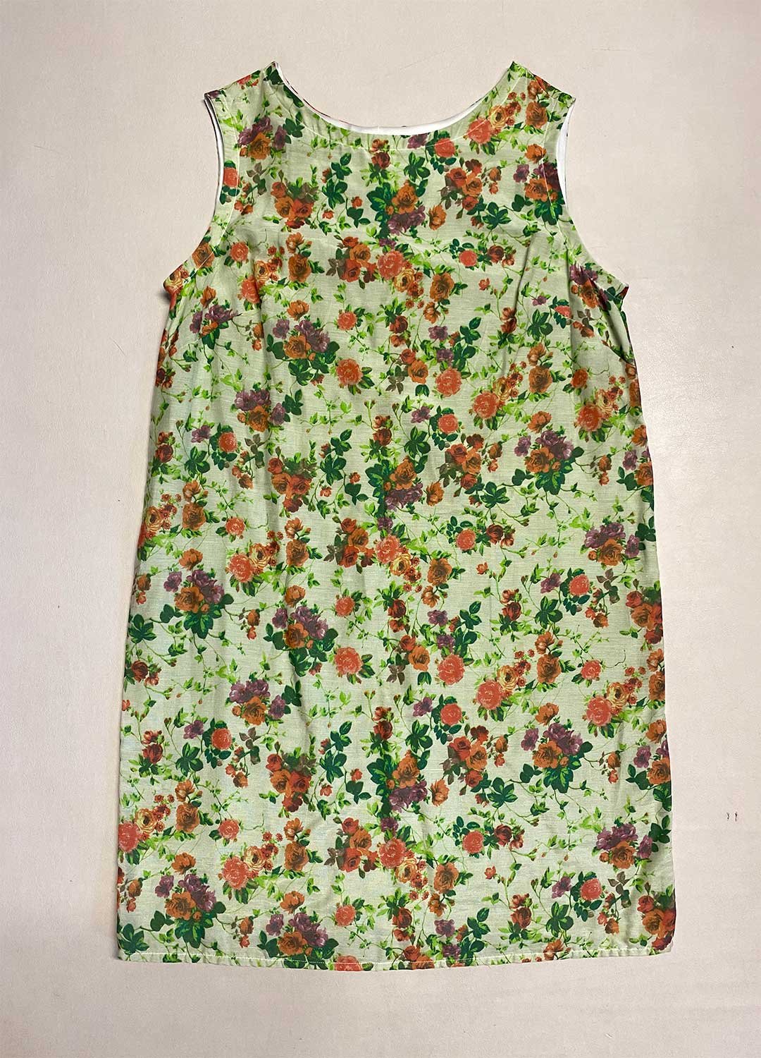 Floral cotton shift dress – ref 195 – Resale item – UK 12-14 Floral cotton shift dress - ref 195 - Resale item - UK 12-14 - Image 1