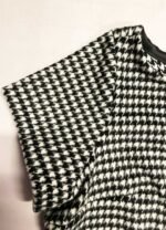 Monochrome houndstooth wool-mix classic jumpsuit - ref 162 - Resale item - Approx UK 18-20 - Image 6