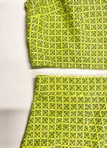Lime green cotton pencil skirt two piece - Ref 169 - Resale item - UK 12-14 - Image 2
