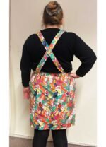 Bird print multicolour cotton dungaree-mini - ref 190 - Resale item - Approx UK 18-20 - Image 3