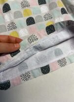 Pastel geometric print cotton dungaree-mini - ref 191 - Resale item - Approx UK 12-14 - Image 5