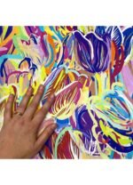 Fabric Ref 5290 - Floral Satin - Image 3