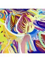 Fabric Ref 5290 - Floral Satin - Image 2