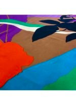 Fabric Ref 5359 - Floral Satin Viscose - Image 2