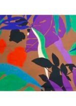 Fabric Ref 5359 - Floral Satin Viscose