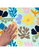 Fabric Ref 5374 - Floral Cotton Sateen - Image 3