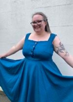 Design your own: Skater Button-up Strap Dress - Image 2