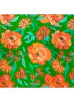 Fabric Ref 5472 - Floral Viscose